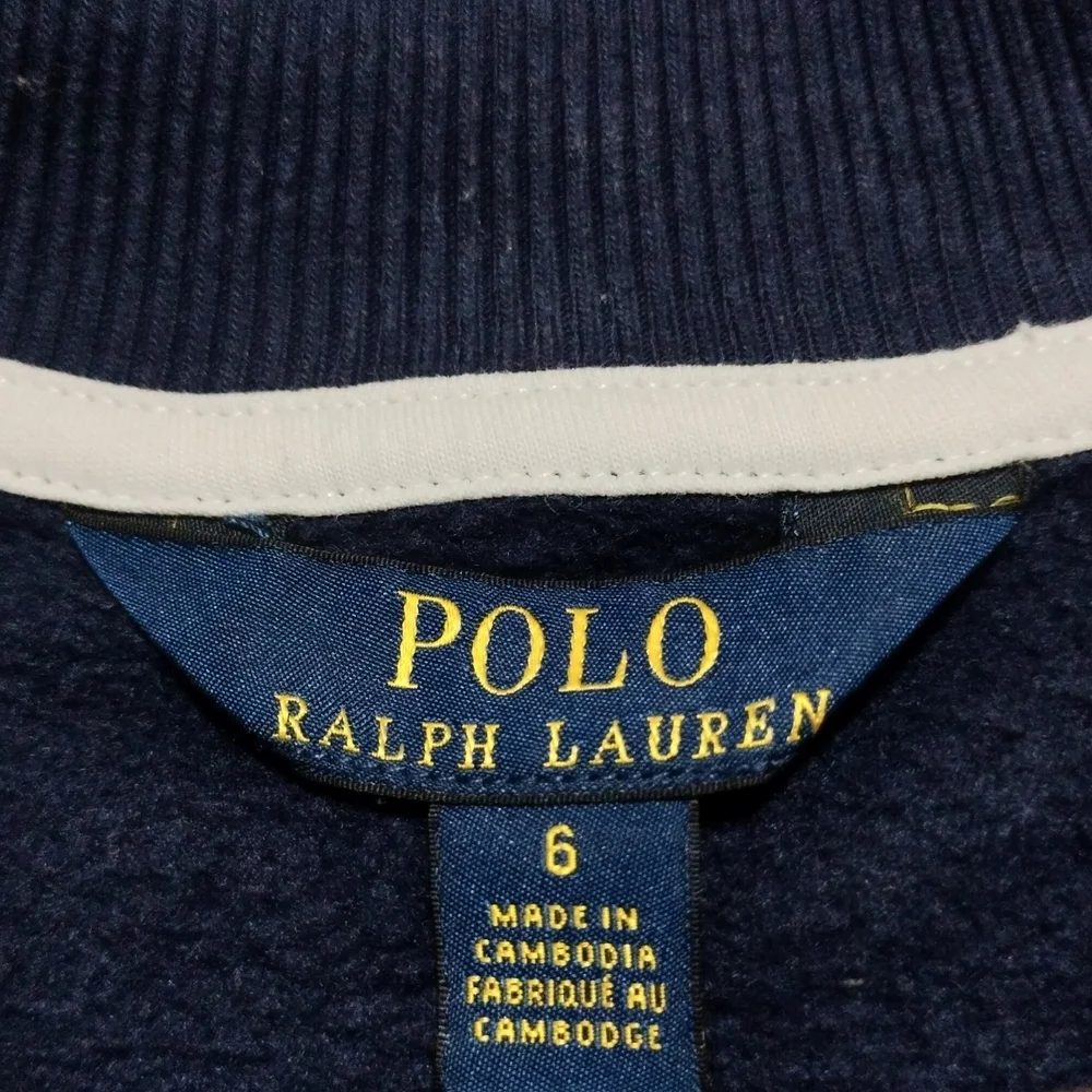 Ralph Lauren Navy Half-Zip Pullover